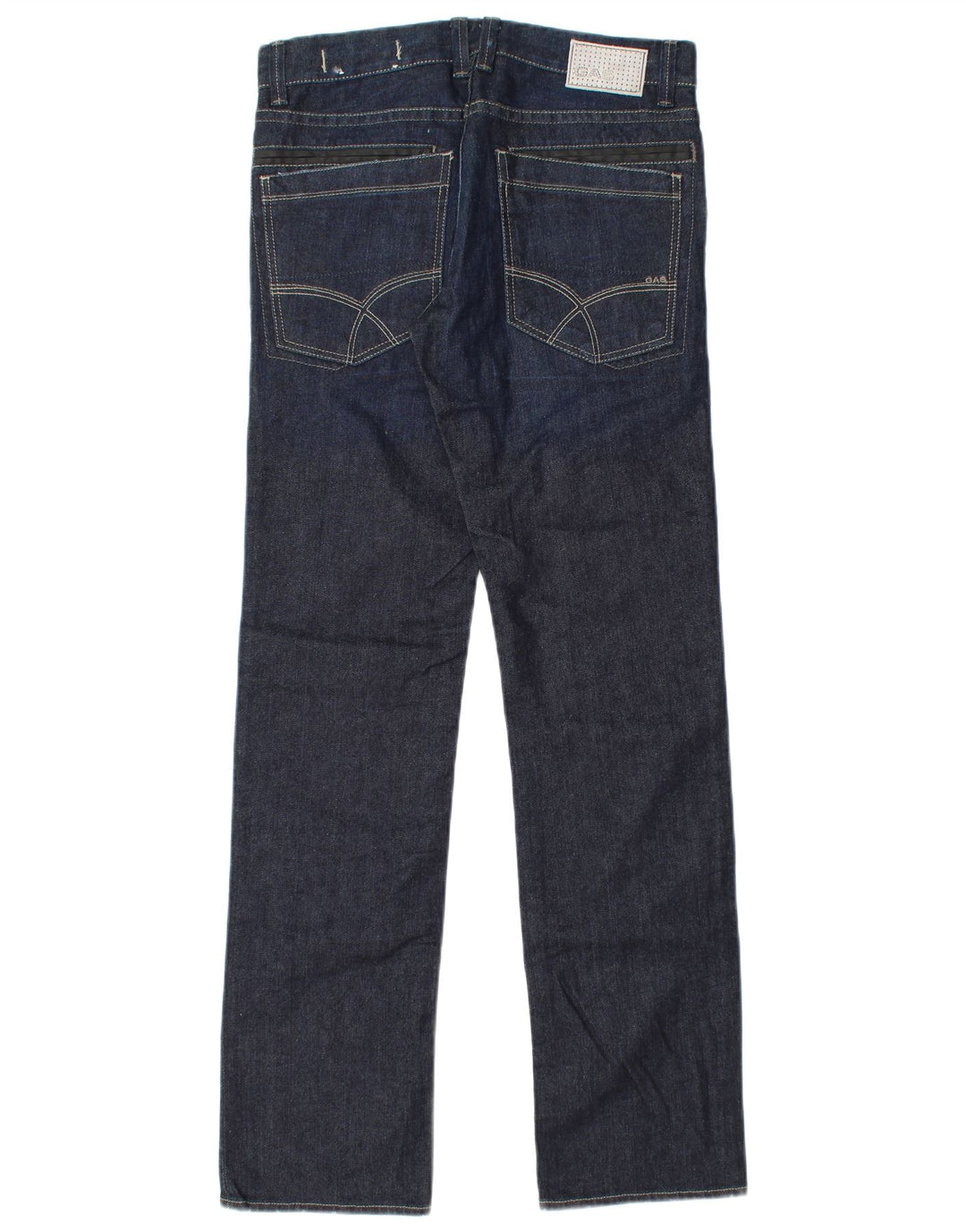 Vaqueros rectos para hombre Gas W28 L33 Algodón azul marino