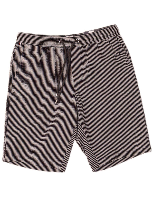 Tommy Hilfiger Pantalones cortos chinos Harlem de corte relajado para hombre W30 Azul marino mediano