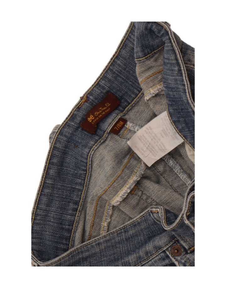 LEE Pantalones cortos de mezclilla para mujer US 7/8 mediano W28 algodón azul