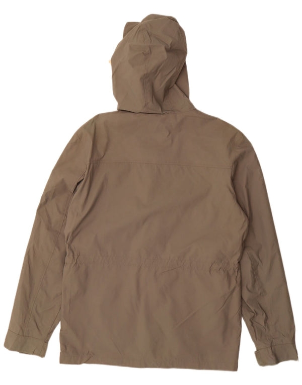 JACK & JONES Chaqueta utilitaria con capucha para hombre UK 38 Medium Grey Nylon