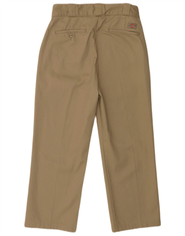 Dickies Pantalón chino recto para hombre W28 L25 Poliéster marrón