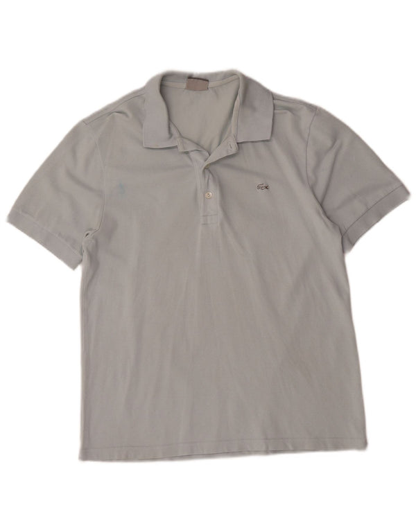 Polo Lacoste para hombre talla 4 algodón azul medio
