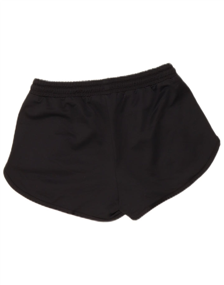 Ellesse Pantalones cortos deportivos gráficos para mujer UK 8 Small Poliéster negro