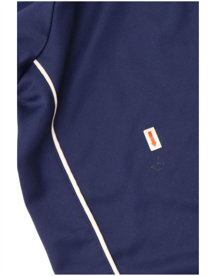 ADIDAS Hombre Aeroready Zip Neck Jersey Chándal Top Grande Azul Marino