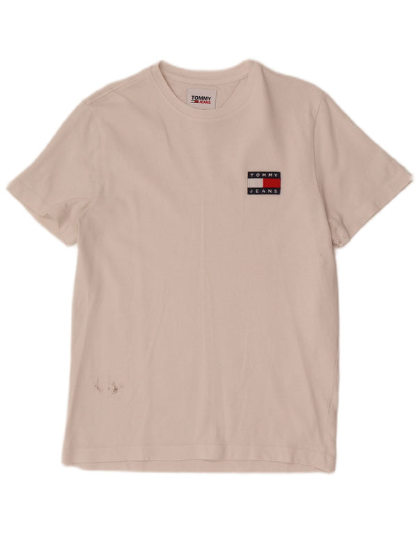 Tommy Hilfiger Camiseta gráfica para hombre Top XS Blanco