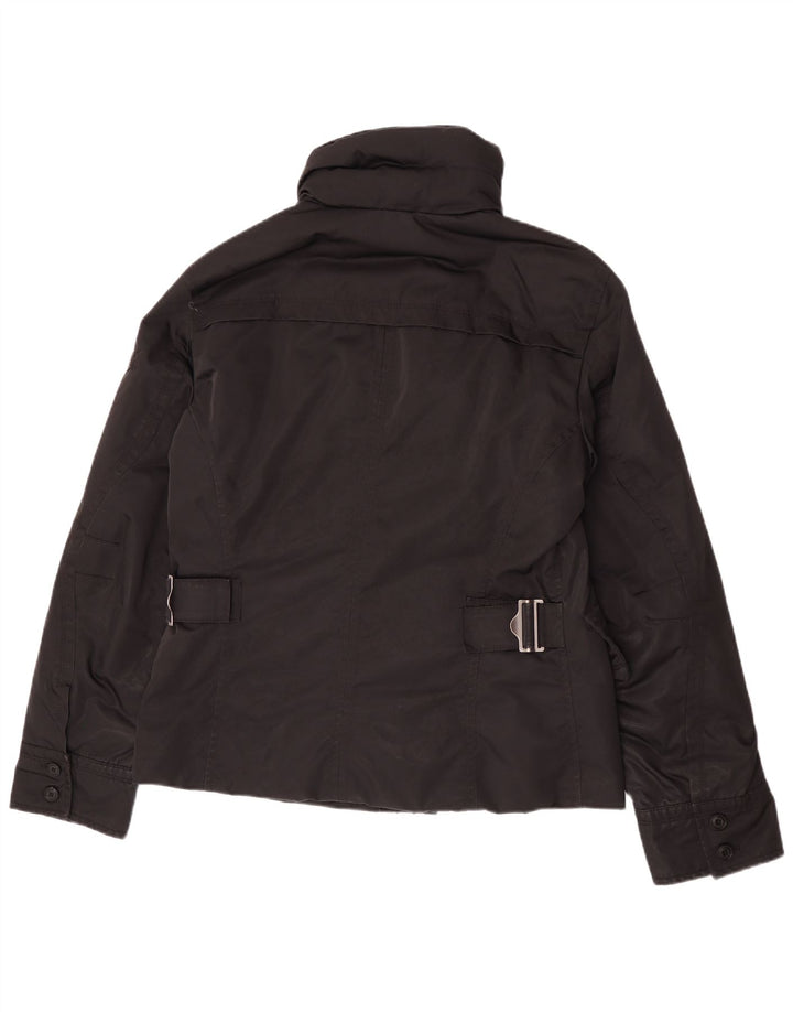 PEUTEREY Chaqueta utilitaria para hombre UK 38 Mediana Negro Poliéster