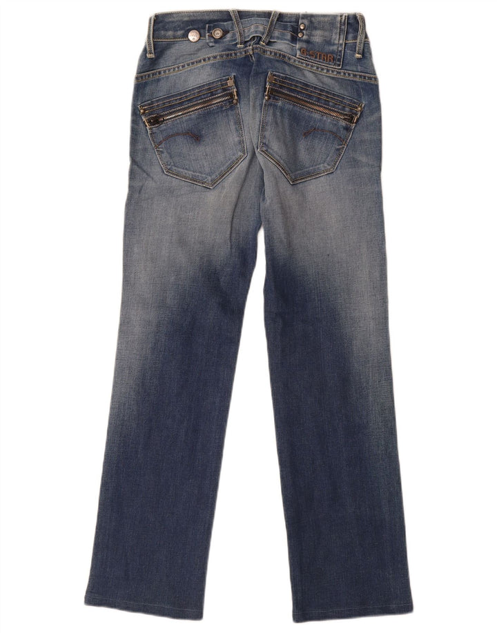 Vaqueros Rectos G-Star Mujer W24 L28 Algodón Azul