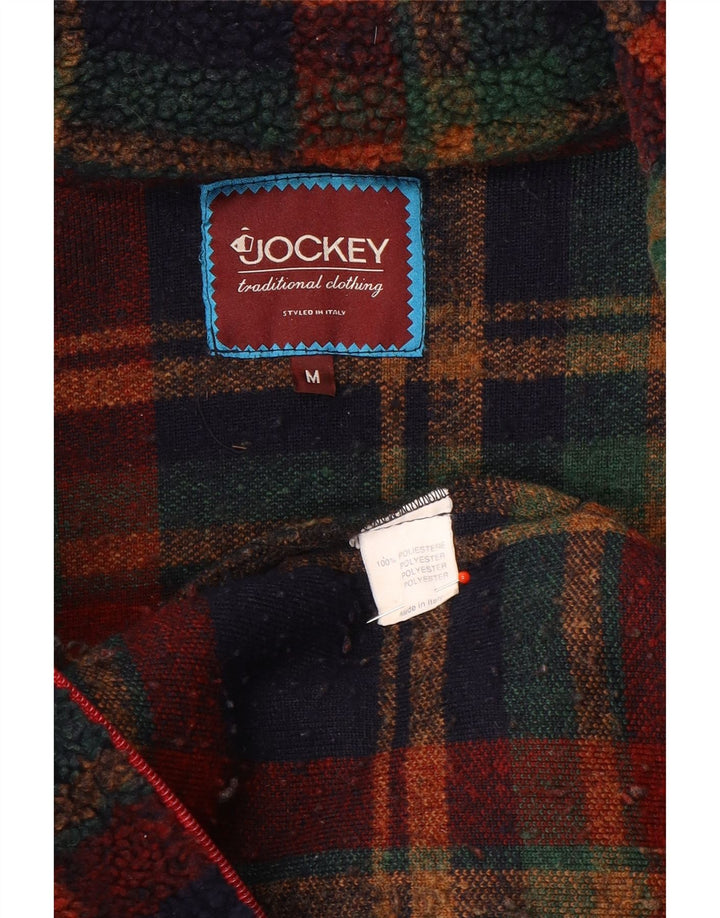 Jockey Chaqueta Polar con Capucha para Hombre UK 38 Medium Poliéster a Cuadros Multicolor
