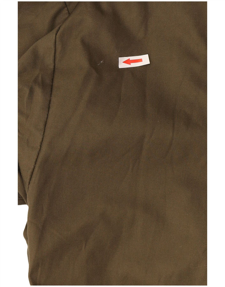 Vintage hombres chaqueta militar EU 46 pequeño caqui