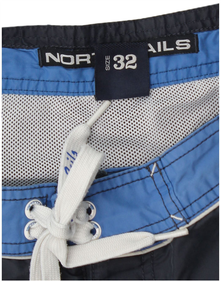 Bañador Hombre North Sails Poliamida Color Block Azul Medio