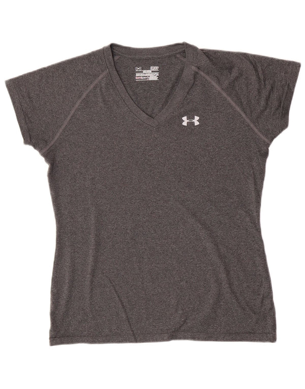 Under Armour Camiseta Heat Gear para mujer Top UK 10 Small Grey