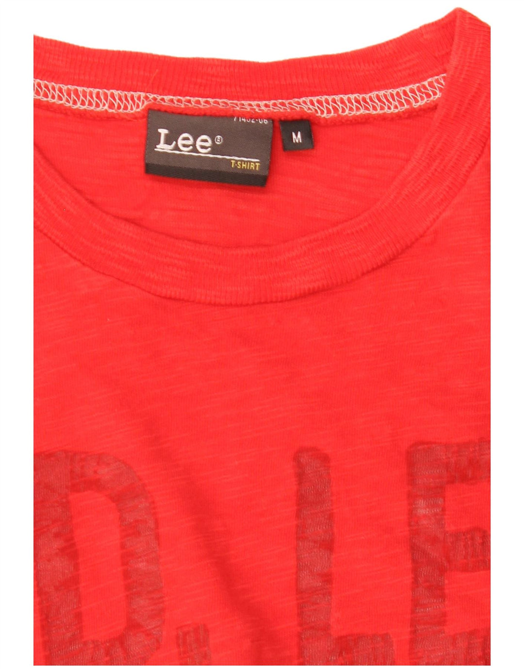 LEE - Camiseta gráfica para hombre, color rojo medio