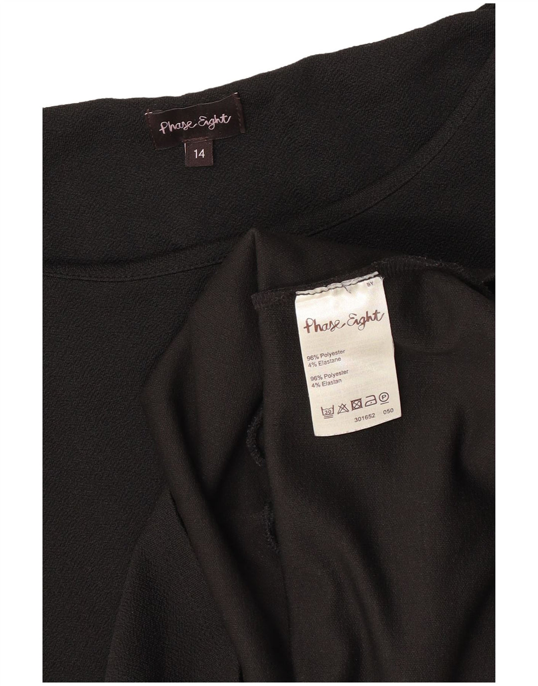 Blusa para mujer Phase Eight Top UK 44 Poliéster negro mediano