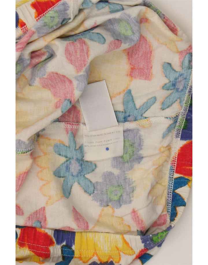 Colmar Hot Pants Mujer Grande W34 Algodón Floral Multicolor