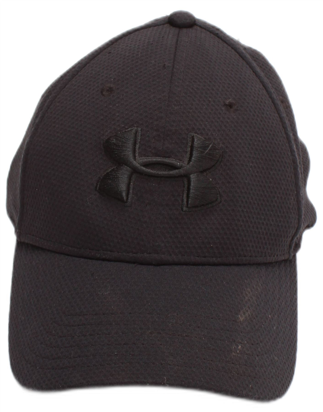Under Armour Gorra de béisbol gráfica para hombre, talla mediana/grande, poliéster negro, deportiva