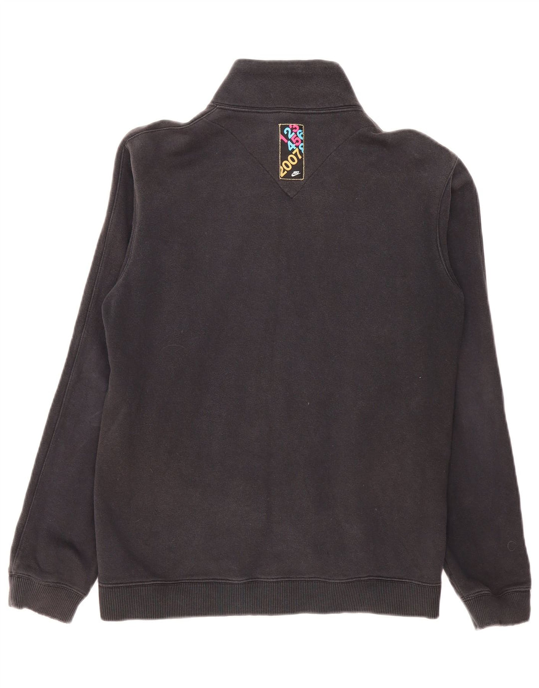 Nike - Chaqueta de chándal gráfica para hombre, talla 39/41, algodón negro mediano