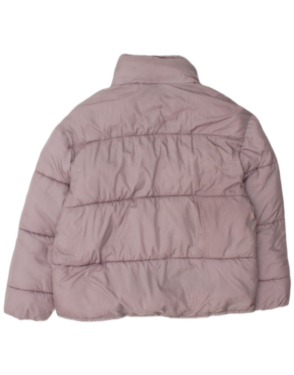 Zara Mujer Chaqueta Acolchada UK 44 Poliéster Rosa Mediano