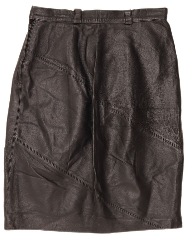 Falda de cuero para mujer Compagnia IT 44 Medium W28 Negro