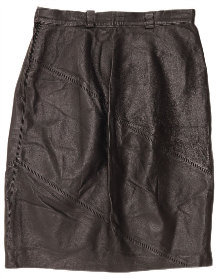 Falda de cuero para mujer Compagnia IT 44 Medium W28 Negro