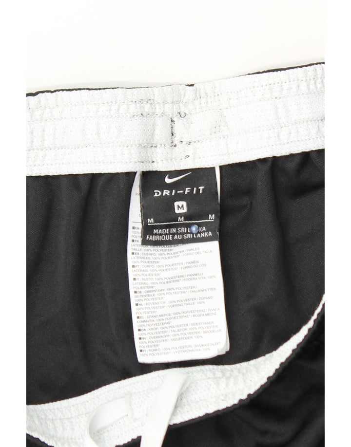 NIKE Mens Dri Fit Sport Shorts Medium  Black Colourblock Polyester