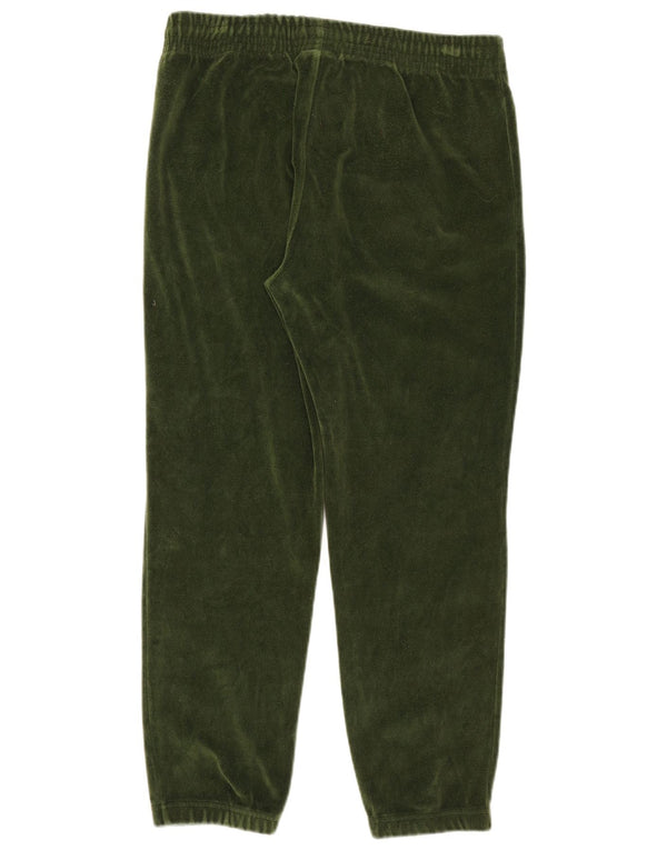 Champion Pantalones De Chándal De Terciopelo Joggers De Algodón Verde Medio