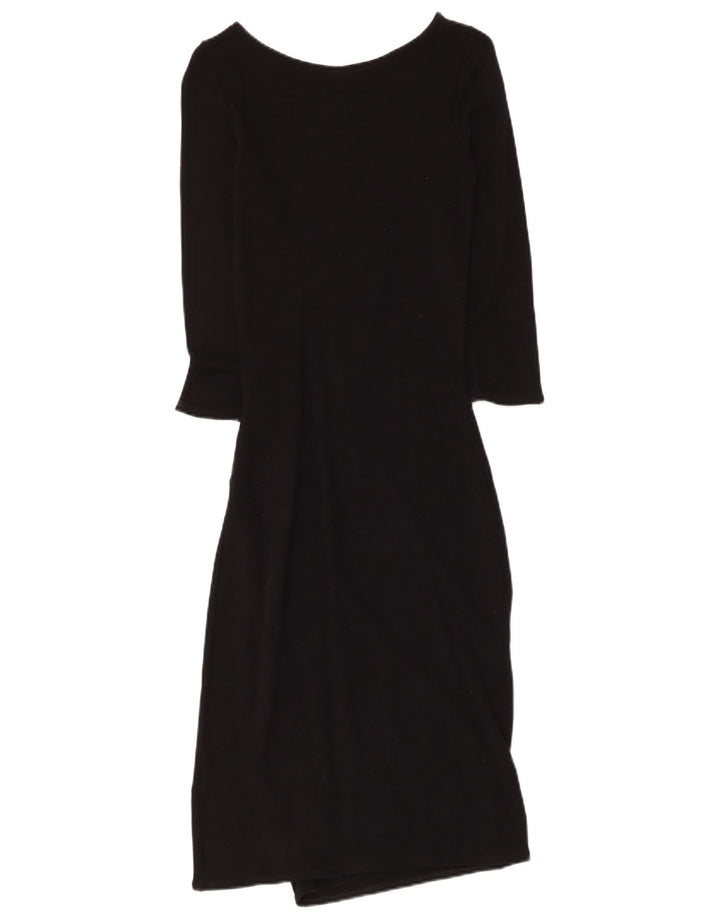 PHASE EIGHT Vestido tubo de manga 3/4 para mujer UK 40 Small Negro