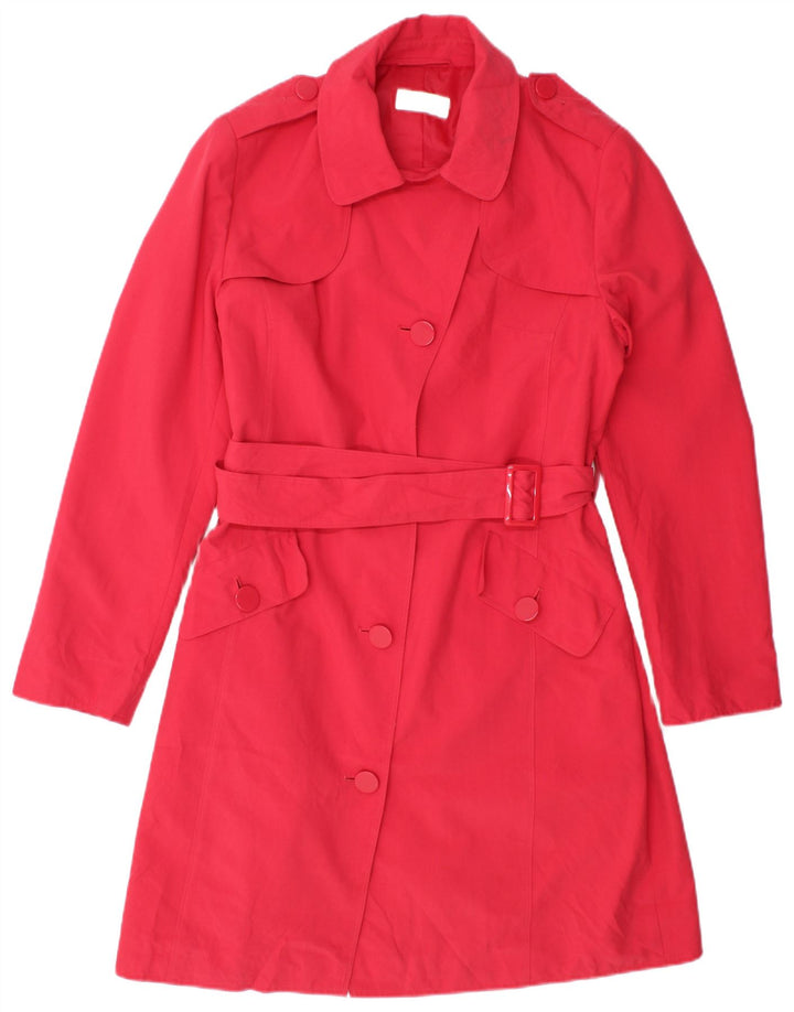 Marks & Spencer Gabardina para mujer UK 40 Poliéster rosa medio
