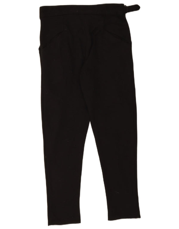 Zara Hombre Pantalón De Traje Cónico Mediano W31 L27 Poliéster Negro