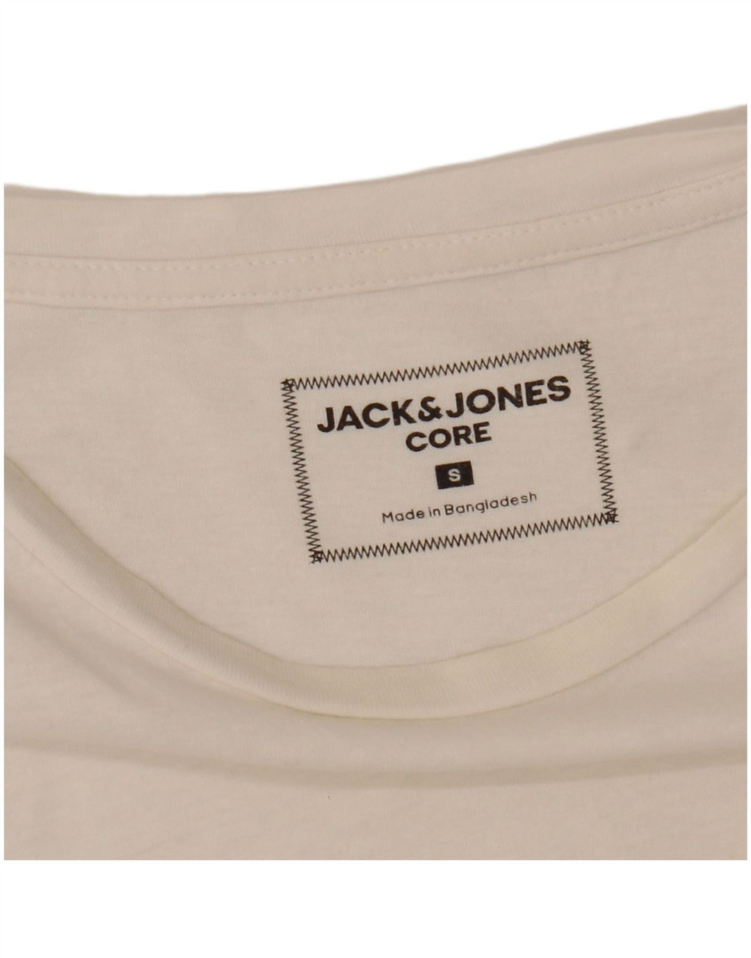 JACK & JONES Hombre Core Graphic Camiseta Top Small White