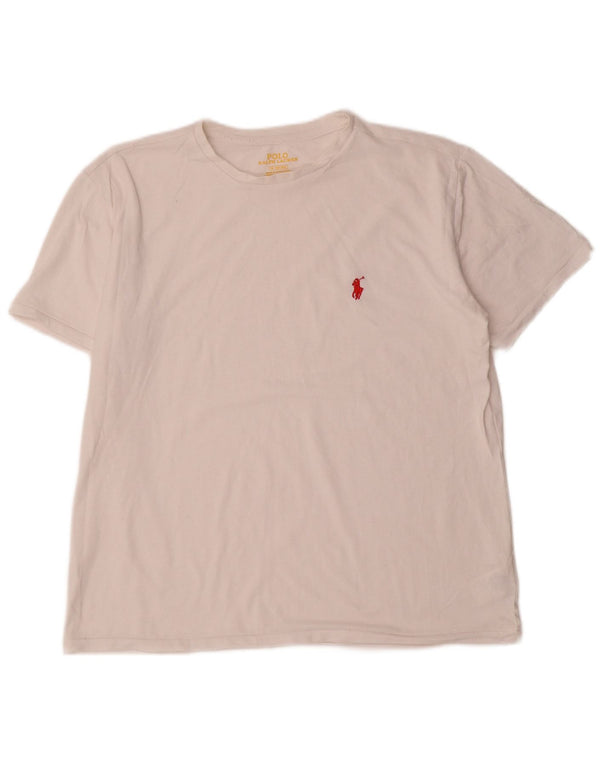 Polo Ralph Lauren - Camiseta para hombre (algodón blanco mediano)