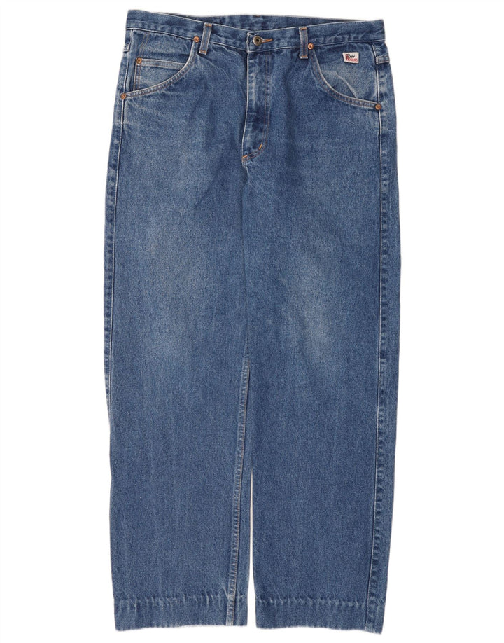 Roy Rogers Vaqueros rectos para hombre W38 L30 azul
