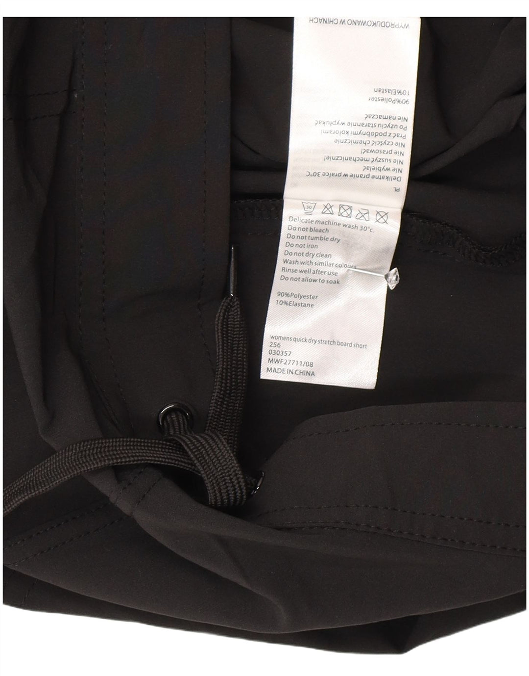Pantalones cortos deportivos para mujer Mountain Warehouse ES 40 XL Poliéster negro