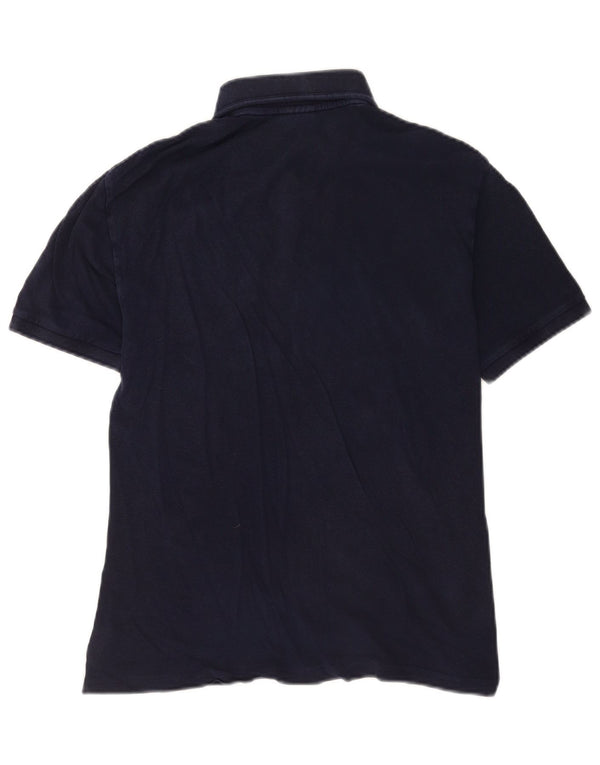 Napapijri Polo Geographic para hombre pequeño azul marino