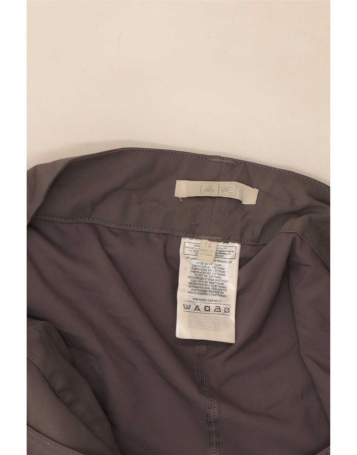 Adidas Minifalda para mujer UK 14 Large W32 Gris Poliéster