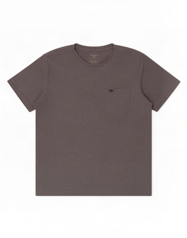 Dockers - Camiseta para hombre, talla grande, algodón gris