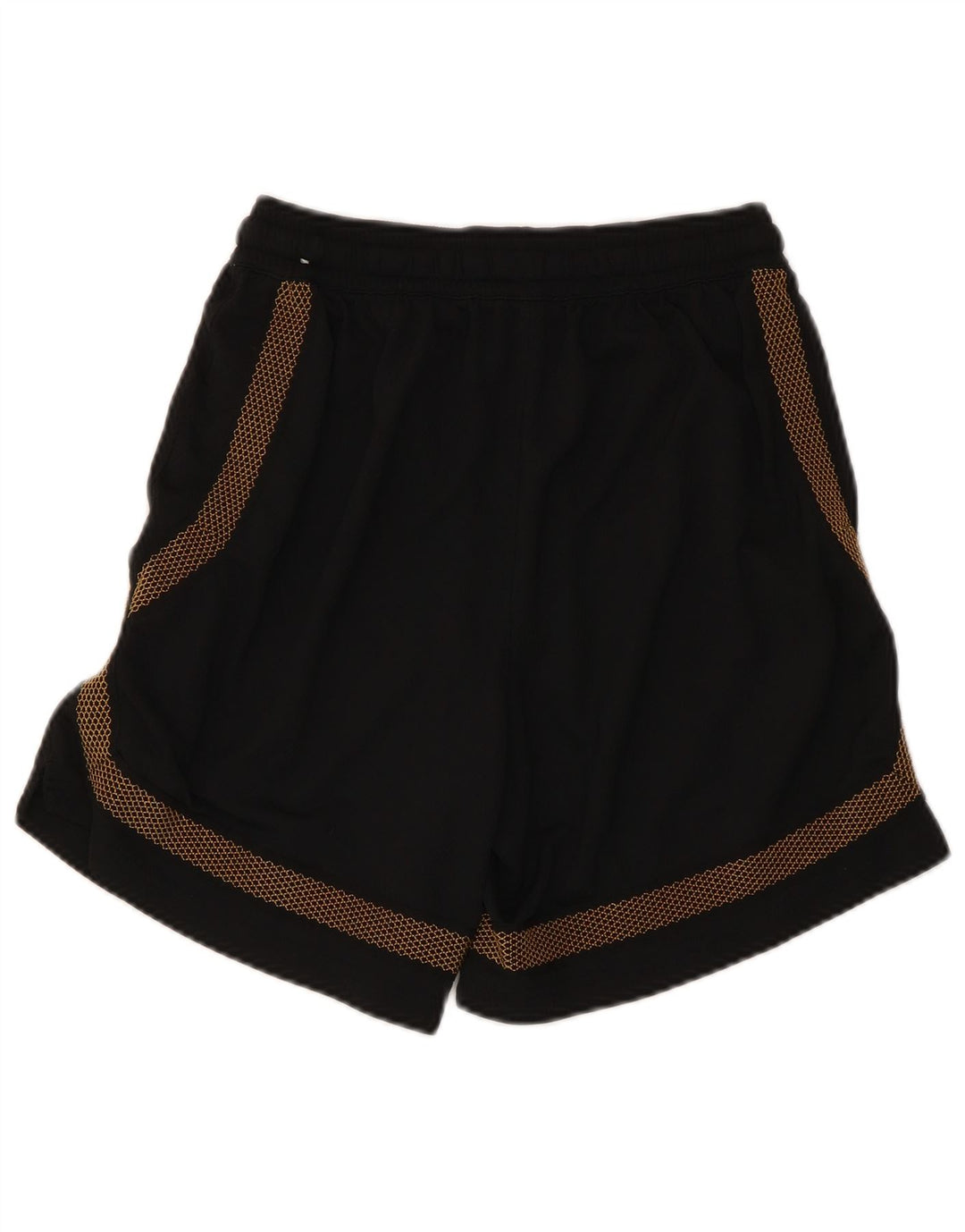 Nike Dri Fit - Pantalones cortos deportivos para hombre, poliéster geométrico, color negro