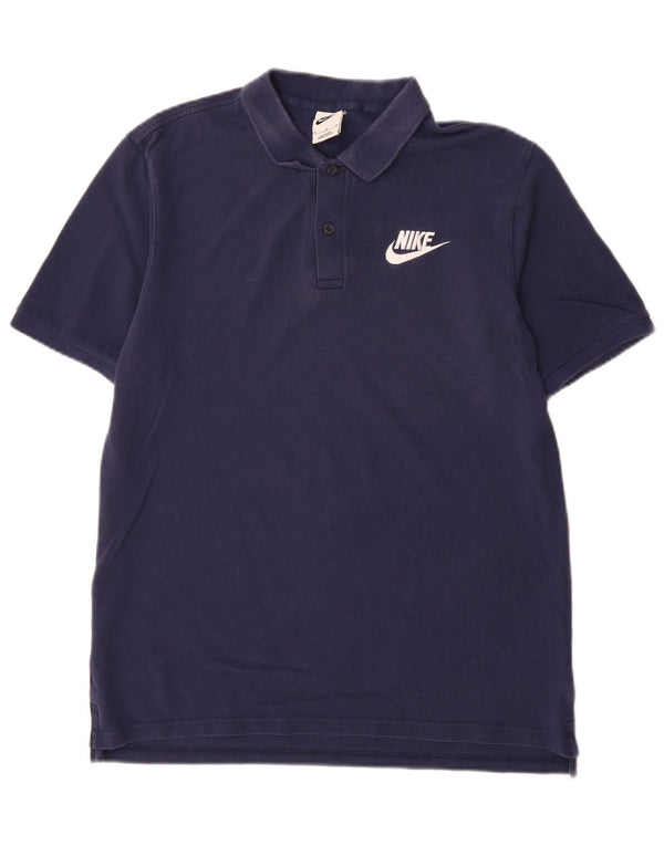 Polo Nike Hombre Algodón Azul Marino Mediano