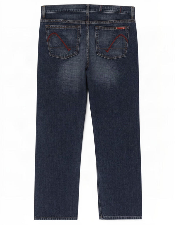 Vaqueros Guess Mujer Rectos W31 L28 Azul Algodón