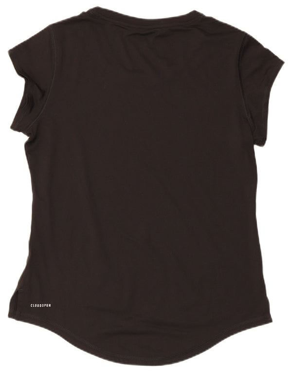 Puma Mujer Cloudspun Camiseta Top UK 12 Mediano Negro Poliéster
