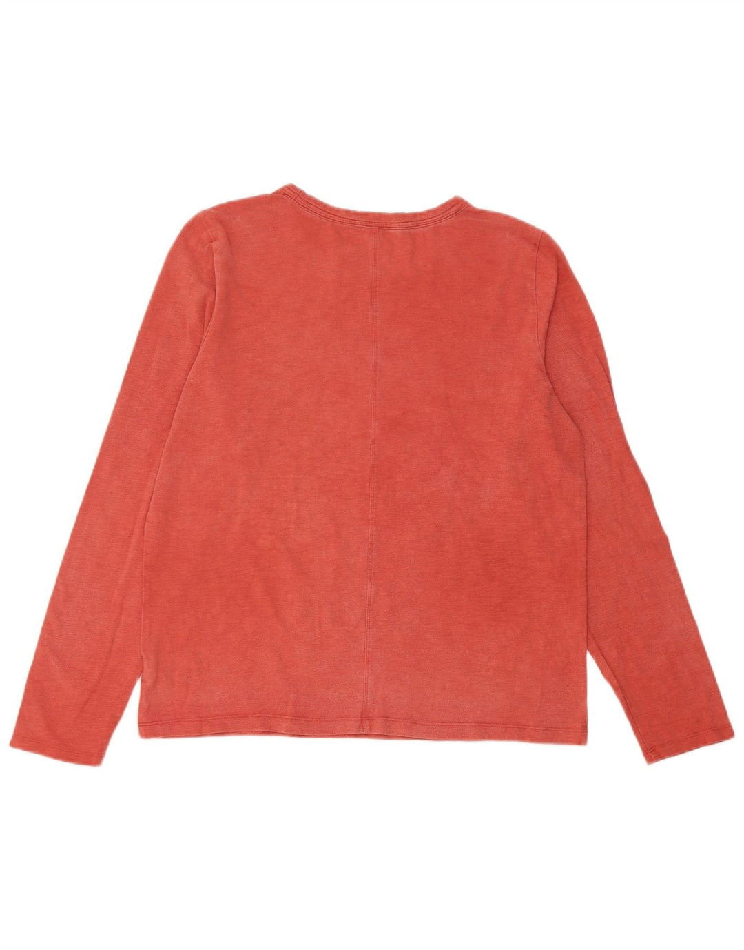 Gap Top Mujer Manga Larga UK 44 Grande Algodón Rojo