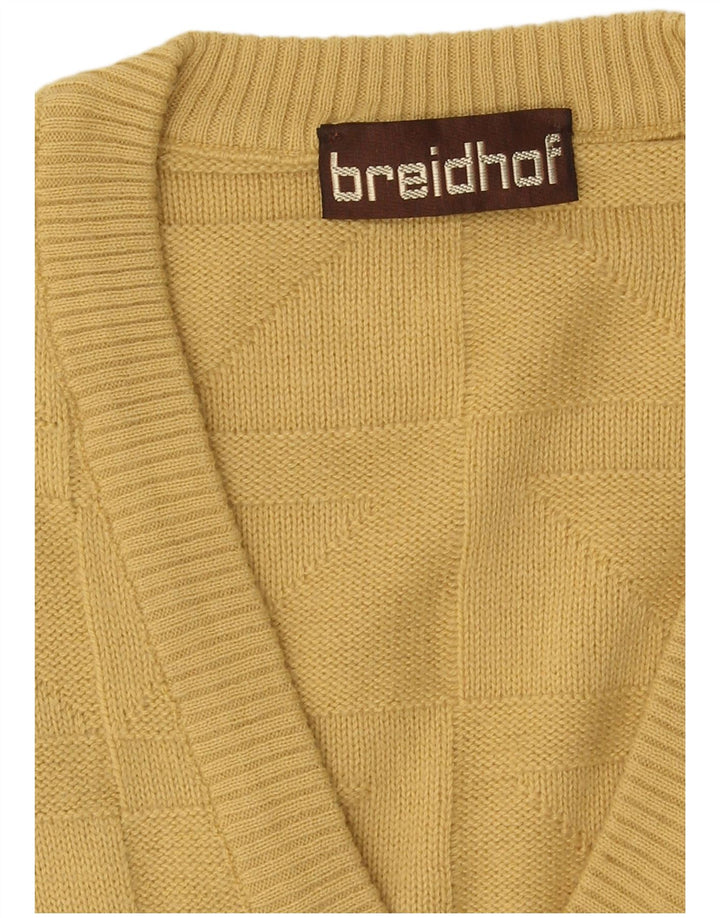 Breidhof - Camiseta sin mangas para hombre, color amarillo mediano