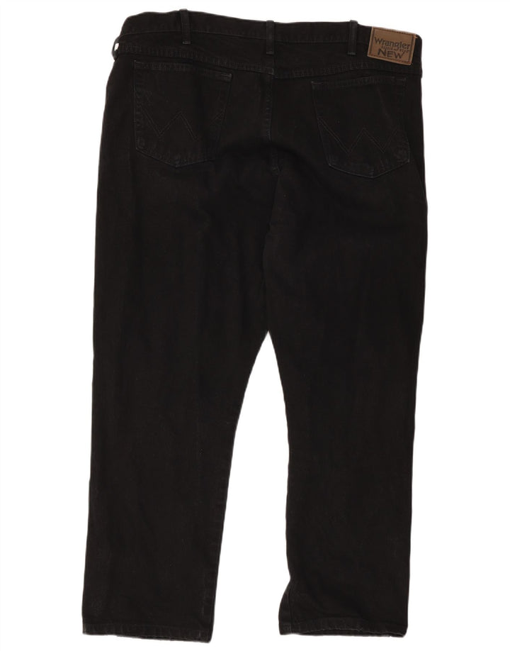 Wrangler Vaqueros rectos para hombre W44 L30 Algodón negro