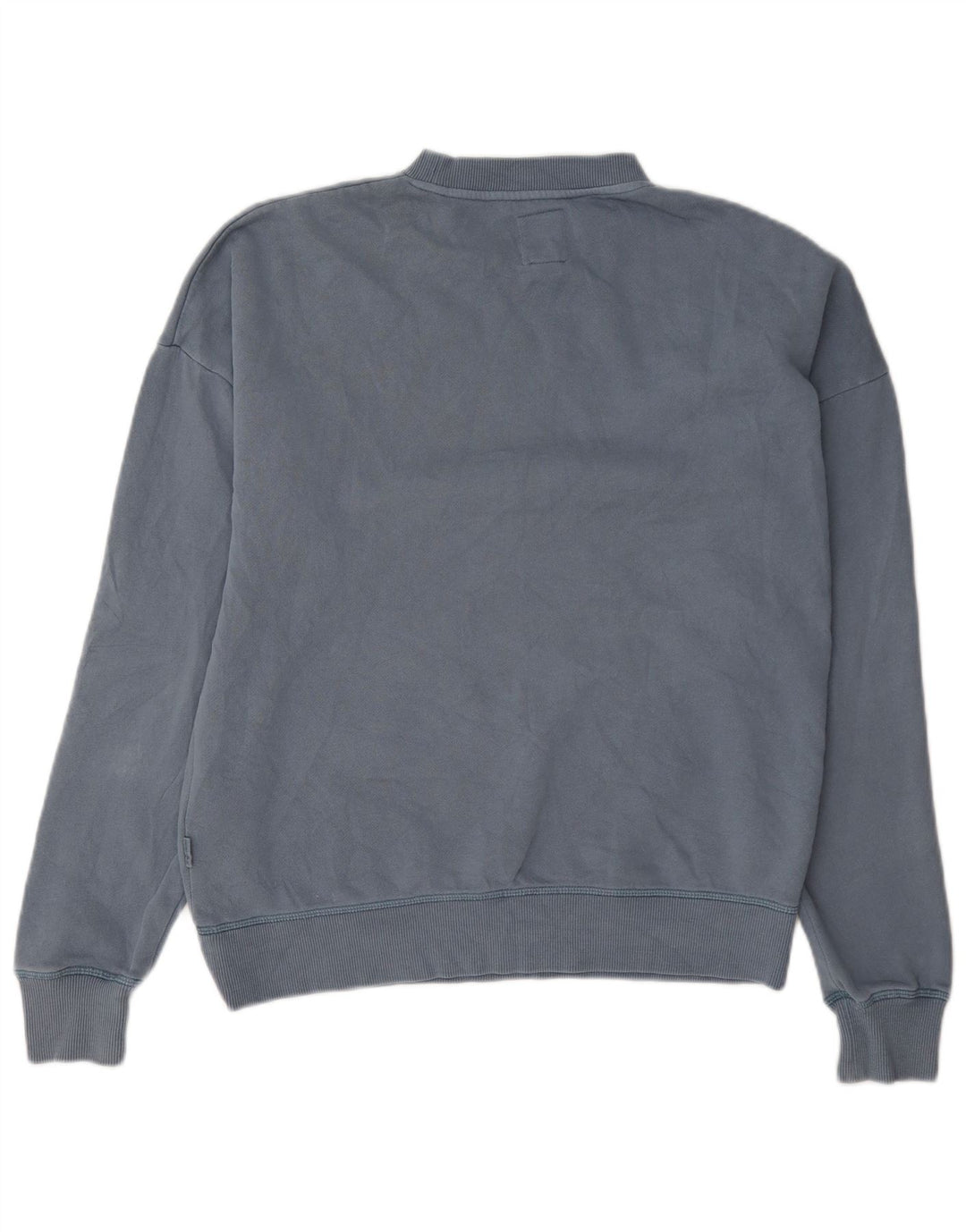 Billabong Mujer Sudadera Jumper US 6 Medio Azul Algodón