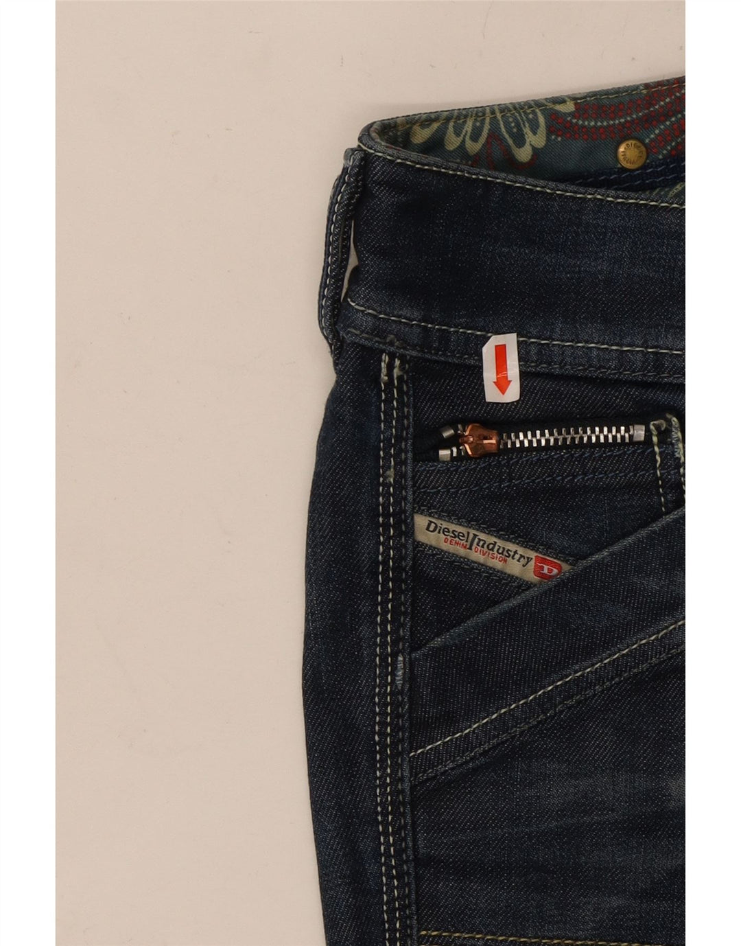 DIESEL Vaqueros Bootcut Reckfly para Mujer W26 L32 Algodón Azul Marino