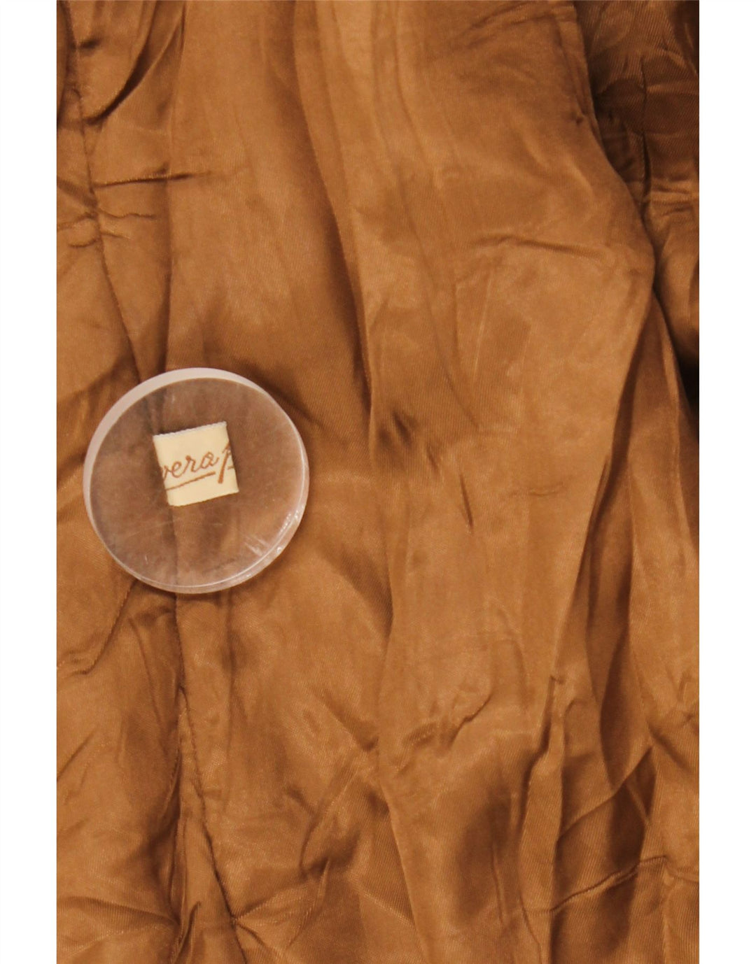 Abrigo de cuero vintage para hombre IT 52 XL cuero marrón