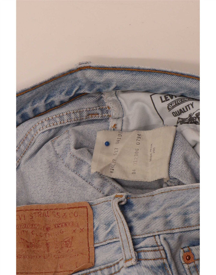 Levi's Vaqueros rectos 517 para hombre W34 L32 Algodón azul