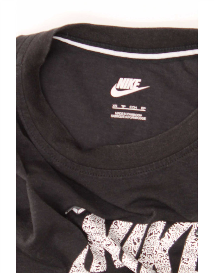 Camiseta sin mangas con gráfico Nike para hombre XS Negro