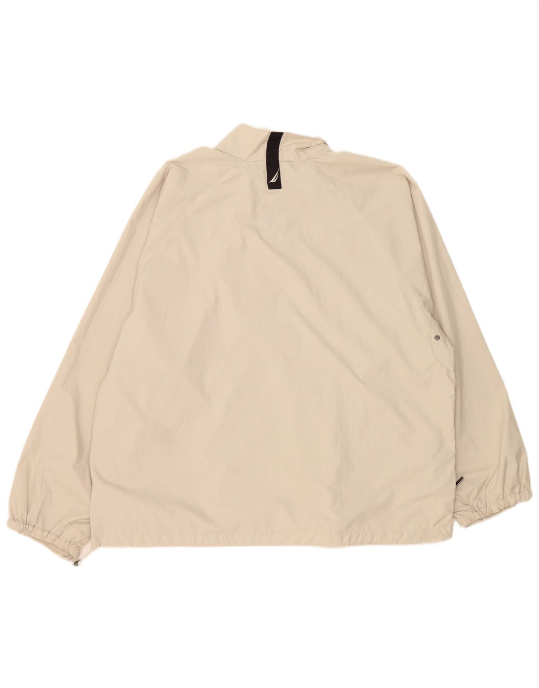 Nautica Mens Jersey Chándal Top Chaqueta Grande Beige Poliéster