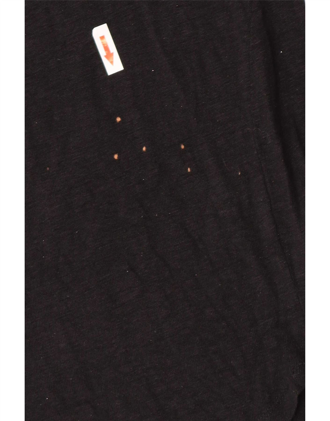 Zara Mujer Top Manga 3/4 UK 10 Small Negro