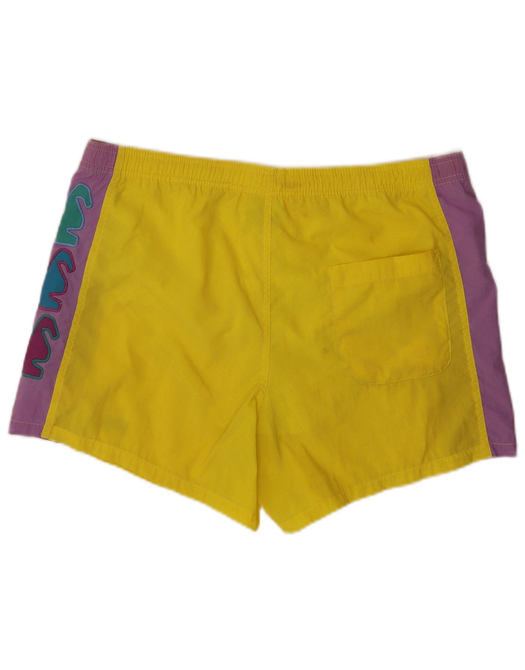 FILA Bañador gráfico para hombre IT 50 Large Yellow Colourblock